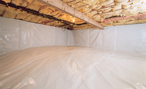 Crawl Space Moisture Barrier After in Idaho Falls
