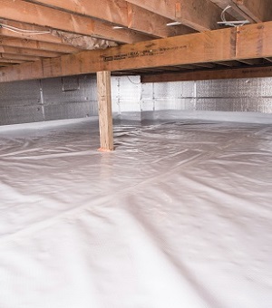 Installed crawl space insulation in Sandpoint