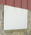 head-on view of one of our doors installed in Emmett for crawl spaces