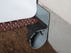 French Drain or Drain Tile system installed in a Lewiston crawl space