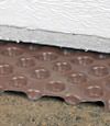 crawl space insulation installed in Post Falls over our extra large drainage matting