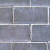 A diagonal stair-step crack found along a foundation wall in a Eagle home