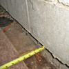 Foundation wall separating from the floor in Kuna home