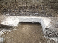 Preparing the foundation footing for a home foundation repair in Blackfoot