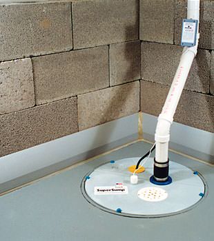 A baseboard basement drain pipe system installed in Rexburg