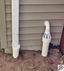 No-freeze basement drain discharge line in Twin Falls