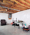 CleanSpace® basement wall vapor barrier installed in Preston