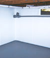 Pocatello, ID wet basement wall covering that tucks into a perimeter drainage system