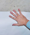 closeup of a plastic basement wall covering on concrete in Preston