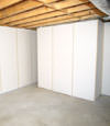 Fiberglass insulated basement wall system in Blackfoot, ID